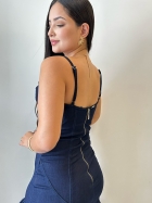 Vestido Jeans Assimétrico CityBlue