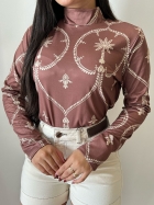 Blusa Manga Longa Gatabakana
