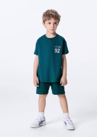 CONJUNTO CURTO INFANTIL MENINO COM ESTAMPA