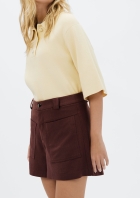Shorts Feminino Cintura Média Em Viscolinho