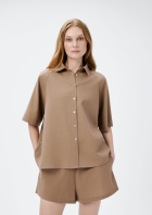 Camisa Feminina Meia Manga Evasê