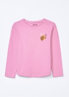 Blusa Infantil Menina Toddler Com Estampa