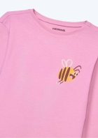 Blusa Infantil Menina Toddler Com Estampa