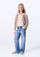 Calça Infantil Menina Skater Fit Jeans