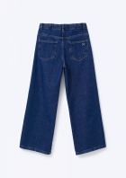 Calça Infantil Menina Wide Leg Com Bolsos