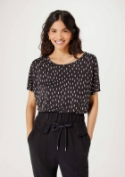 Blusa Feminina Manga Curta Estampada