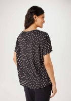 Blusa Feminina Manga Curta Estampada
