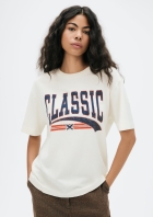 Camiseta Classic Feminina Manga Curta Oversized