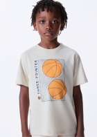 CAMISETA INFANTIL MENINO MANGA CURTA COM ESTAMPA
