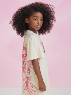 Vestido Princesas Disney Creme Anime