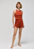 Pijama Feminino Curto Básico Em Ribana