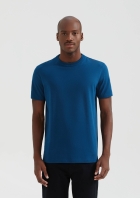 Camiseta Básica Masculina Manga Curta Areia