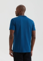 Camiseta Básica Masculina Manga Curta Areia