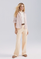 Camisa Feminina Manga Longa Listrada