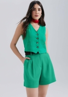 Shorts Feminino Cintura Alta Eco