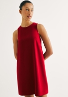 Vestido Curto Em Viscose