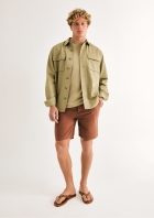 Bermuda Masculina Regular Texturizada
