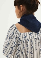 Vestido Infantil Com Mangas Bufantes
