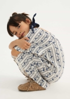 Vestido Infantil Com Mangas Bufantes