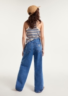 Calça Jeans Skater Fit Infantil Menina