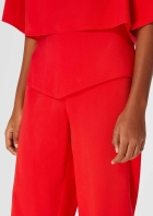 Calça Feminina Carrot Cintura Alta Em Viscose