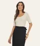 Blusa Feminina Ribana de Viscose Rovitex