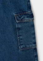 Cal&ccedil;a Jeans Wide Leg Infantil Menina