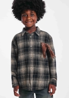 Camisa Infantil Menino Flanela Xadrez