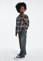 Camisa Infantil Menino Flanela Xadrez