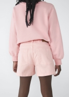 Shorts Infantil Menina Em Sarja