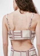 Vestido Midi Estampado Em Viscolinho