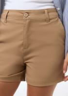 Shorts Feminino Em Sarja