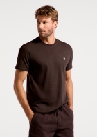 Camiseta B&aacute;sica Masculina World Com Bordado