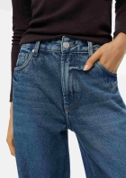Cal&ccedil;a Jeans Feminina Wide Leg Cintura M&eacute;dia