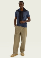 Camisa Polo Masculina Bicolor Texturizada