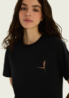 Blusa Feminina Manga Curta Estampada