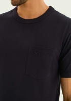 Camiseta Masculina Manga Curta Com Bolso