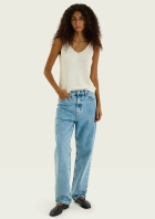 Calça Jeans Feminina Reta Cintura Baixa