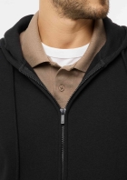 Jaqueta B&aacute;sica Masculina Regular Em Moletom Peluciado