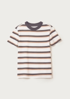 Camiseta Infantil Menino Listrada Com Estampa