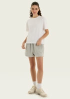 Camisa Feminina Manga Curta Em Malha