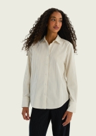 Camisa Feminina Manga Longa Slim Listrada