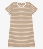 Vestido Feminino Em Cotton Listrado Rovitex