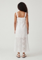 Vestido Midi Evas&ecirc; em Laise Conchas